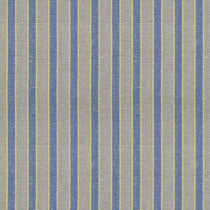 1485 Ticking Stripe Monarch Blue Curtains